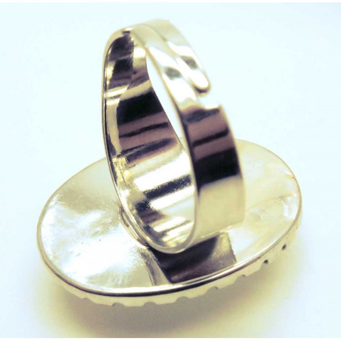 Weißer opalähnlicher Ring Modeschmuck Fingerring