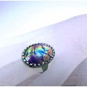 Opalähnlicher violettfarbener Ring Modeschmuck Fingerring