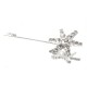 Haarnadel mit Strass Stern Durchmesser 28mm Modeschmuck Haarschmuck als Hochzeitsschmuck