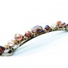 Amethystfarbene Haarspange 105x8mm Modeschmuck Haarschmuck